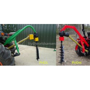 tractor 3point hitch post hole digger with different sizes Augers available