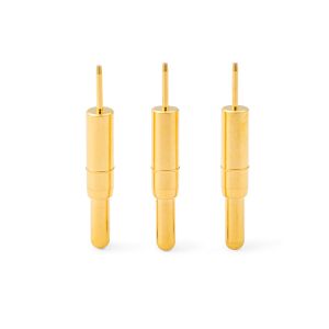 China High Precision Brass C6801 Pogo Pin Connector Spring Loaded Dip Type Gold Plated on sale