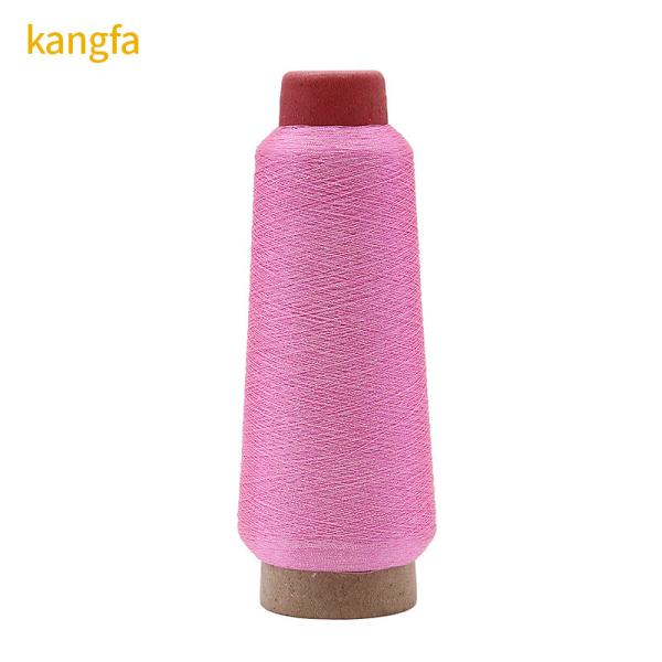 MERCERIZED 100% Polyester Metallic Yarn Silver Sewing Thread For Garment
