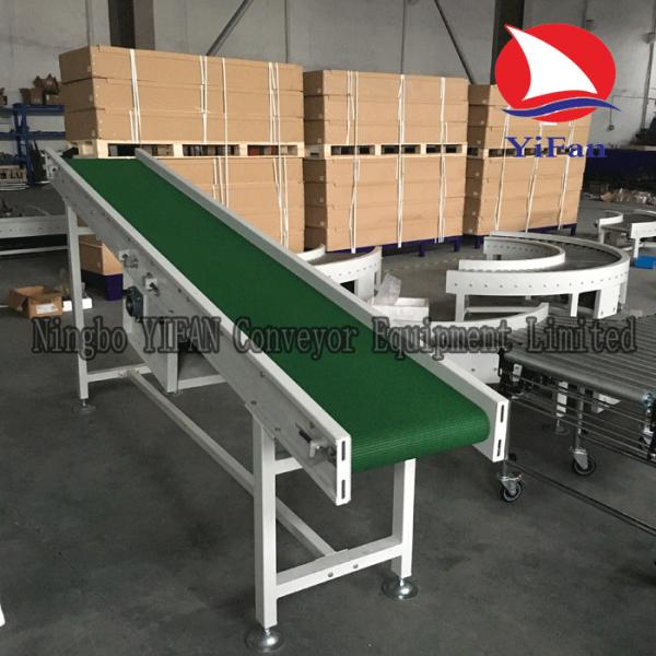 Inclined Belt Conveyor for elevating cartons,bags