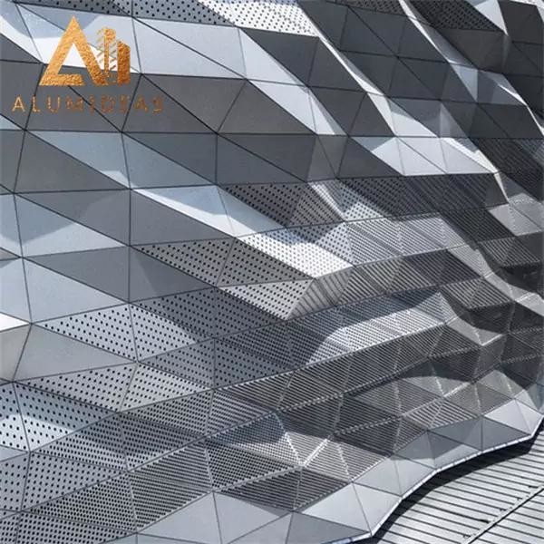 3D exterior wall cladding