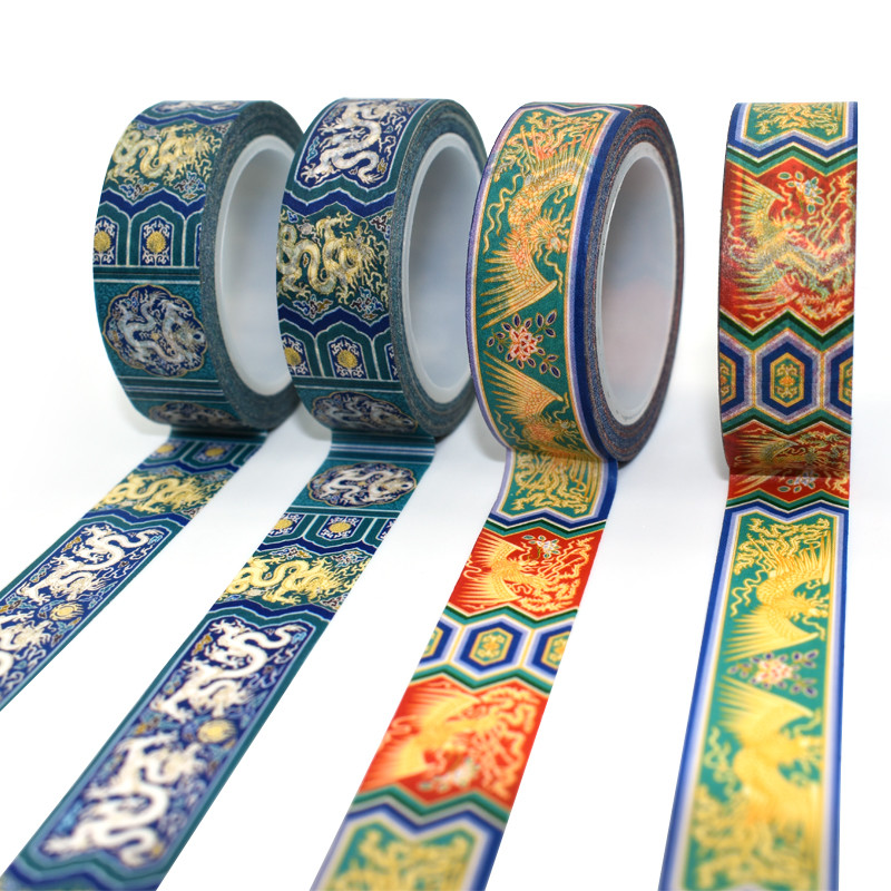 No Color Fading Tearable Adhesive Skinny Washi Tape