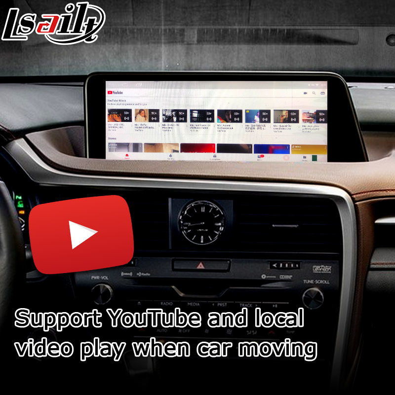 CE Car Multimedia Navigation System , Android Car Interface Lexus RX350 RX450h 2016-2020