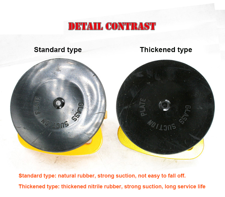 Single Claw Plastic / Aluminum Heavy Duty Glass Vacuum Suction sucker Tools for Tile Ceramic Glass Installation