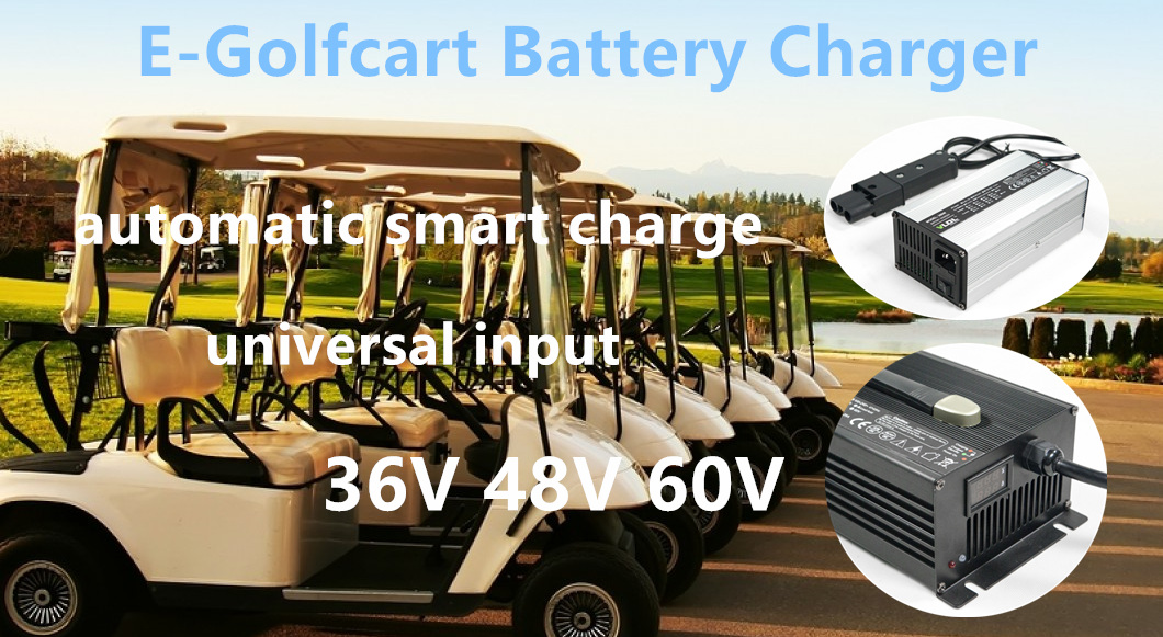 2.5 KG 36 Volt Battery Charger 600 Watts , 12 Amps Lithium Charger For EZGO Golf Carts, 2.5 KG with multi protections