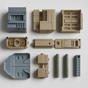 Surface Finish Customizable Plastic Injection Molded Parts large injection