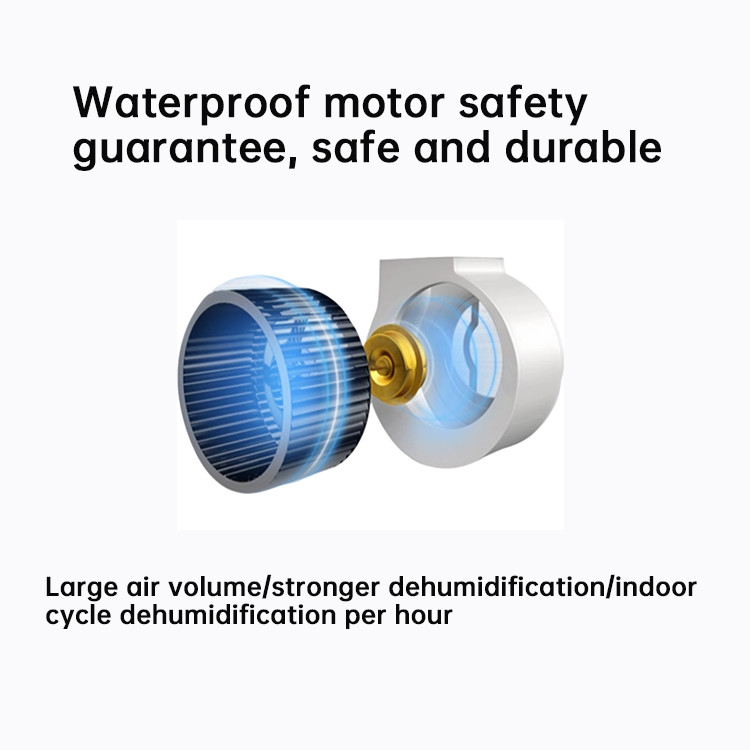 138L/D Large Capacity Portable Dehumidifier Moisture Remover with Imported Compressor for Basement Living Room