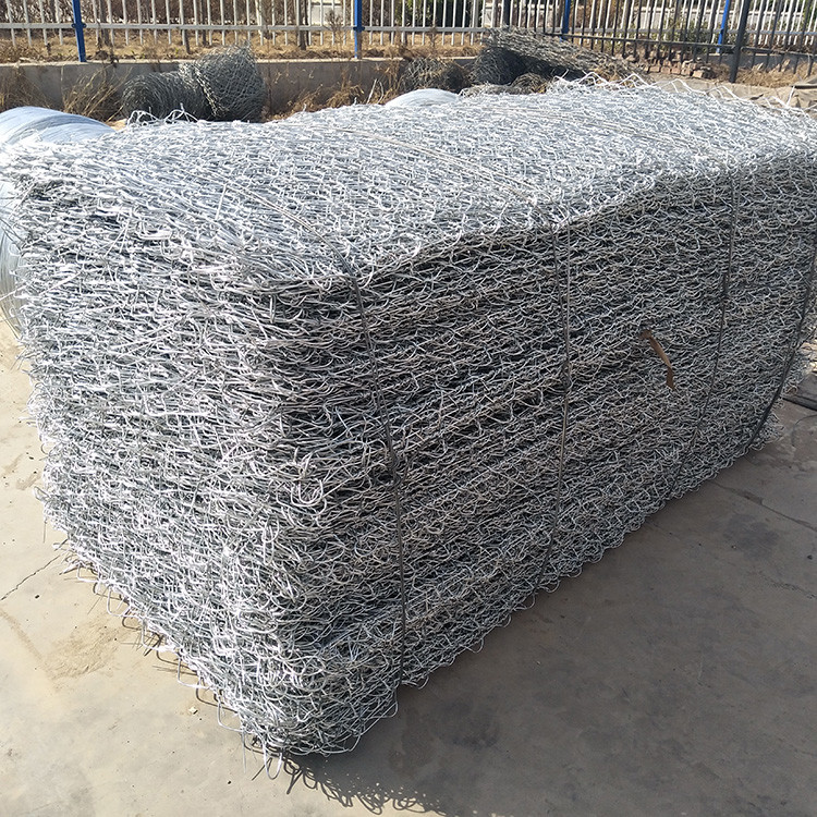 Rock Mesh Retaining Wall Gabion Basket To Stabilize Slopes With Seepage Problems