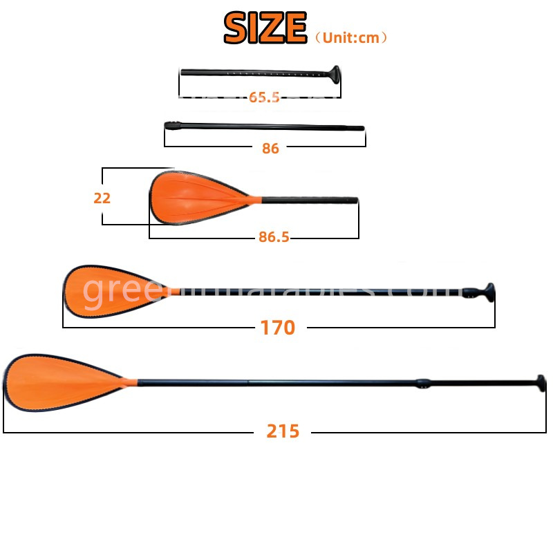 Customized High Quality Adjustable Anti-Twist Aluminum SUP Paddle
