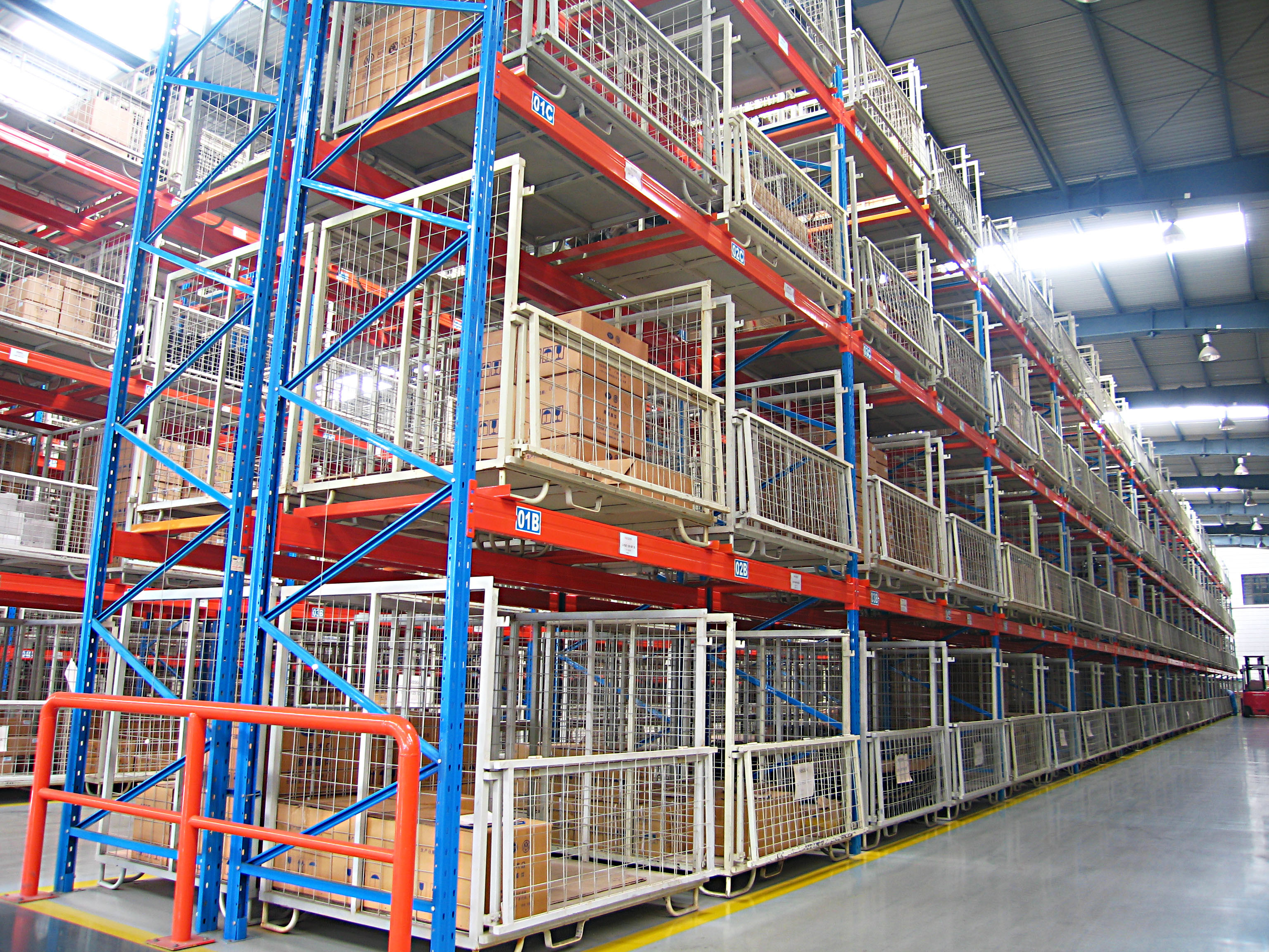 Industrial Storage folding Wire Container Cage Metal Bin For Sale Stackability