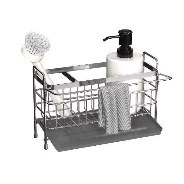 Kitchen Brush Dishcloth Storage Rack Multifunctional Sink Rack Sponge Dishcloth