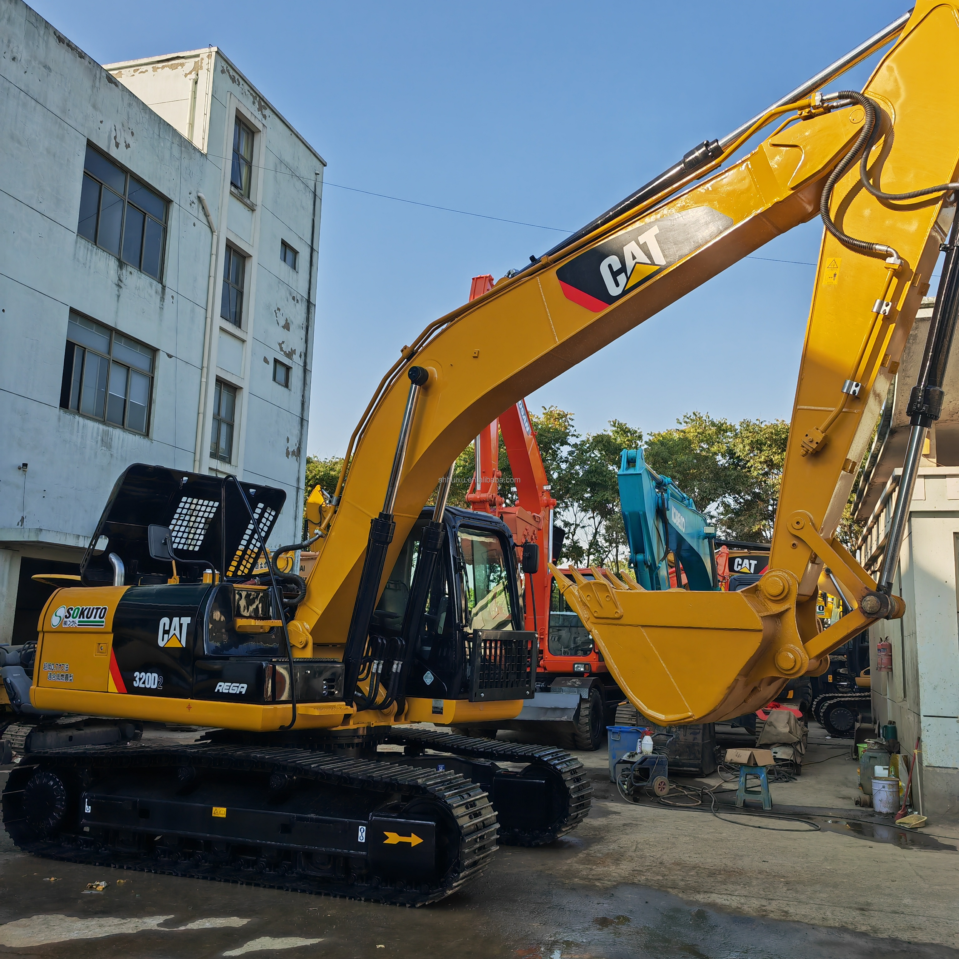 Used Caterpillar excavators CAT 320D2 320GC 330D excavadora CAT 320D2 For Sale heavy equipment machinery