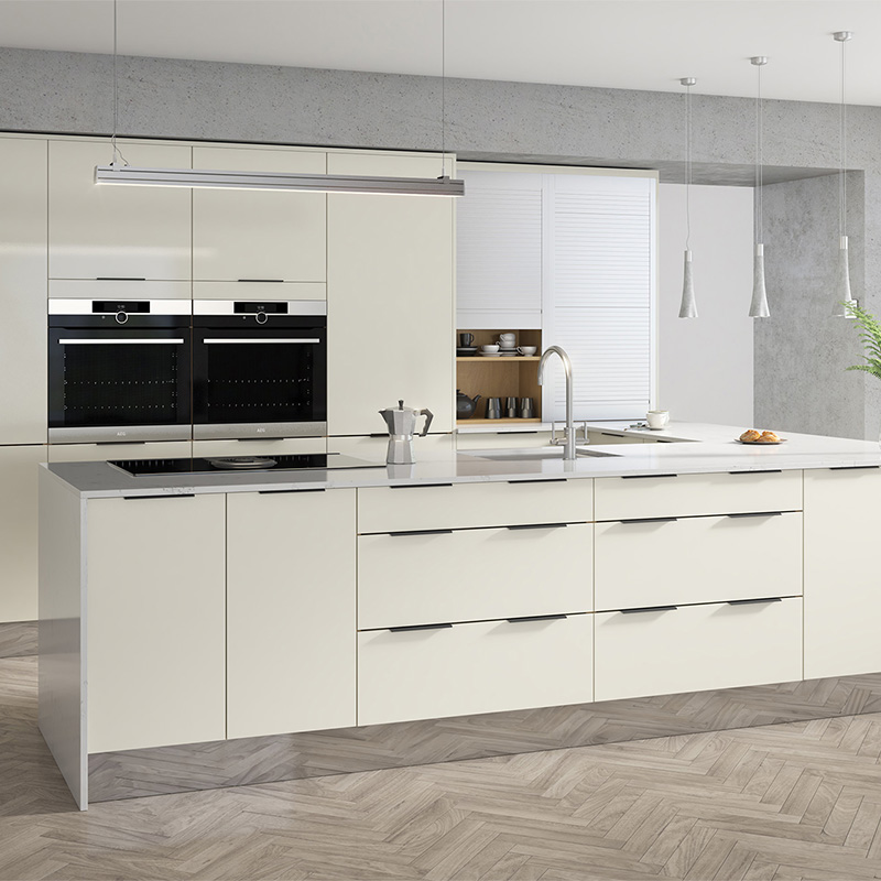Modern Design Customized Veneer Color Waterproof Kitchen Cabinets from Professional