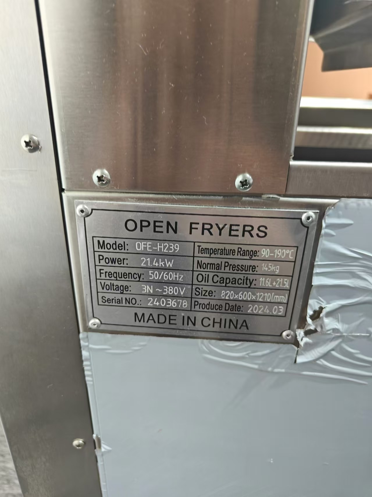 electric two pots 3 baskets 21.5L+11.6L with oil filter system chips open deep fryer