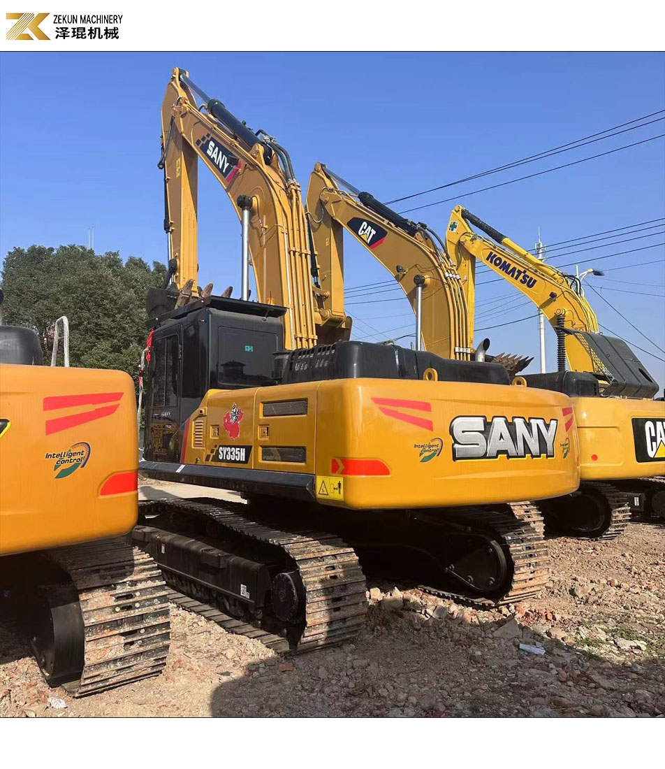 33 Ton Sany 335 Excavator Used 212KW With Hydraulic Pump In Good Condition