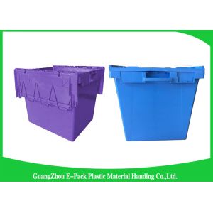 50kgs Security Moving Plastic Attached Lid Containers easy to clean