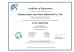 Yuhuan Sanhe Auto Parts Industry Co., Ltd. Certifications