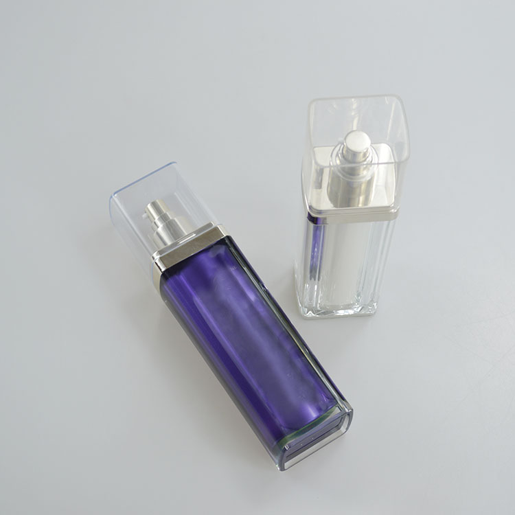 150ml Square Acrylic Bottle Pump Lotion Bottle Color Customization for Your Lotion