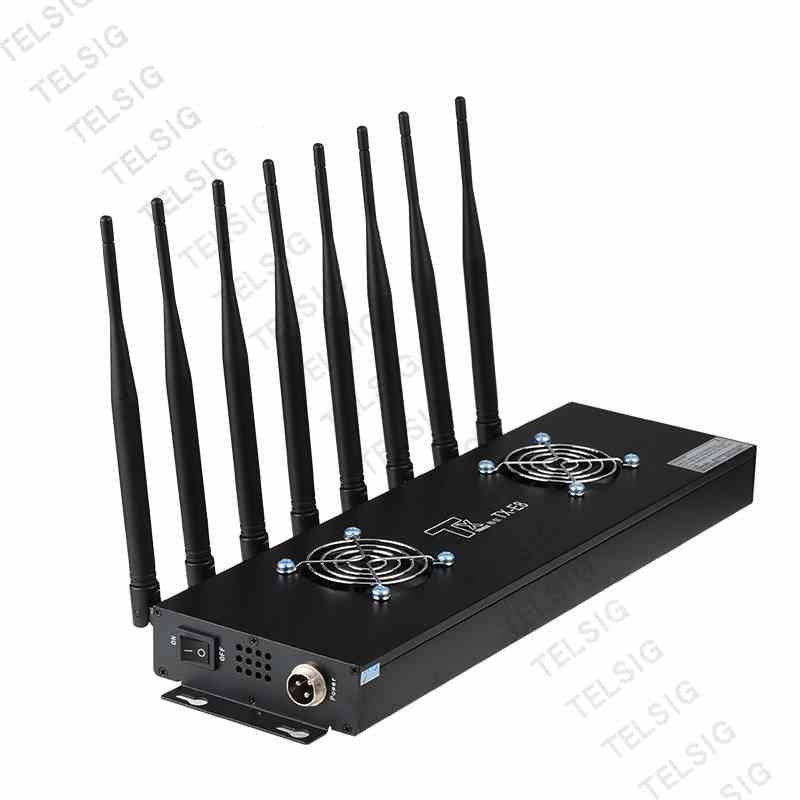 8 Antenna High Power Mobile Phone Jammer Device For Archaeological Study
