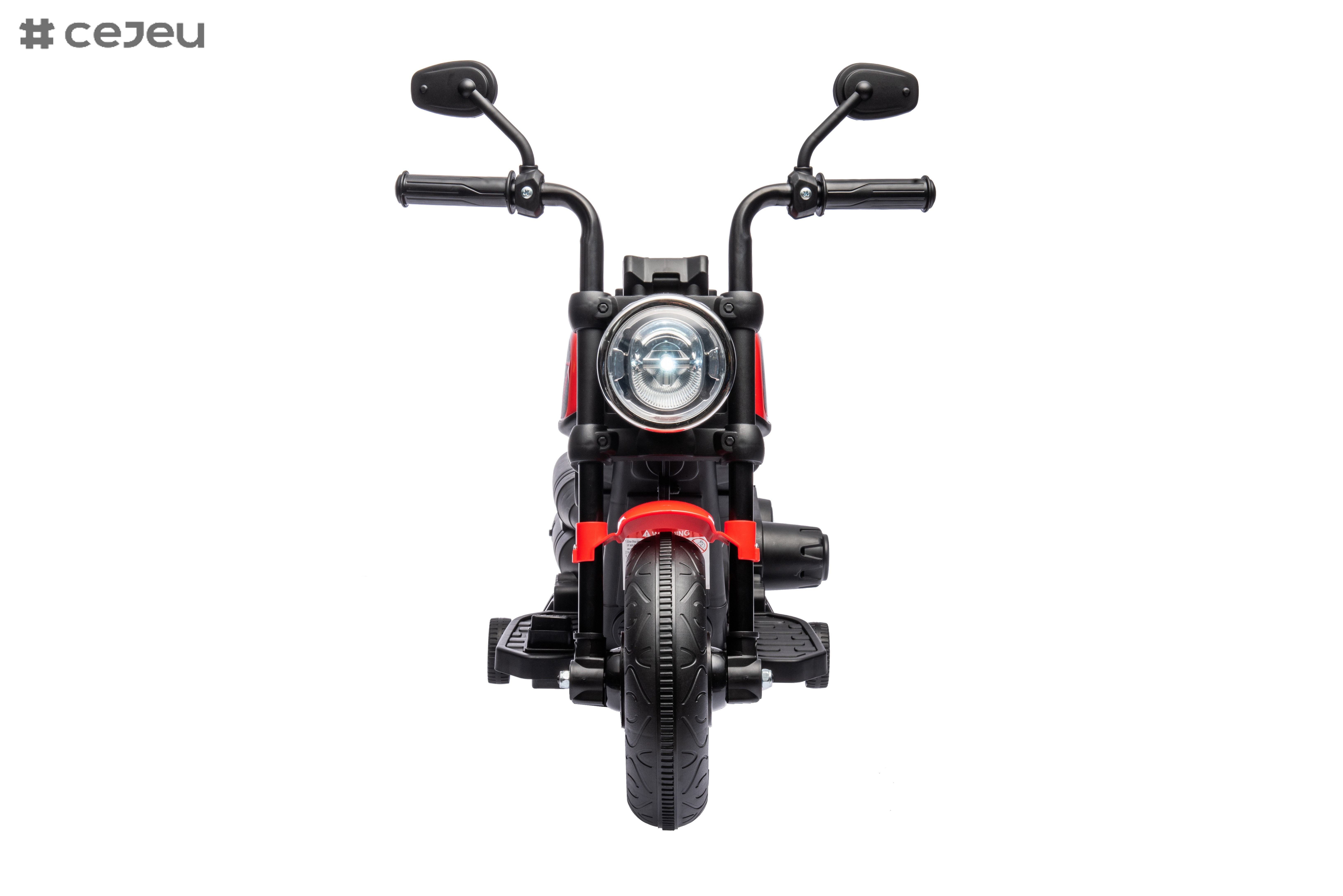 Electric Kids Motorcycle Toy, Music & Lights, Hand Acceleration & Foot Brake, 6V4.5AH