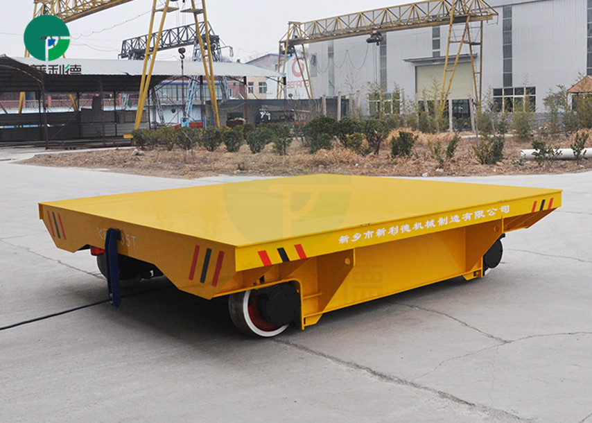 Rail Transportation Heavy Load Transfer Trolley For Molds Handling With Ac Control System