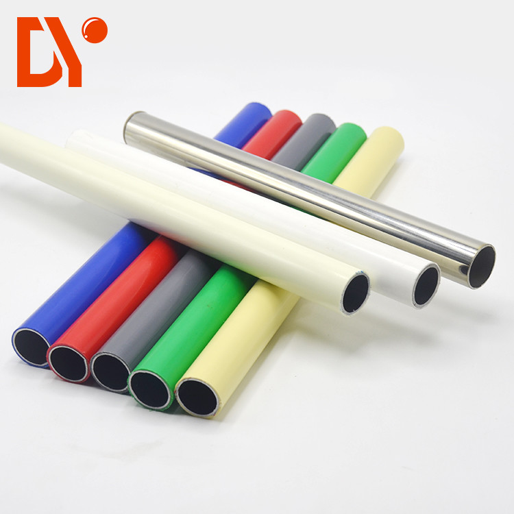 Anti Rust Pe Coated Steel Pipe Custom Size 0.8 - 2.0mm Thickness Ivory Color