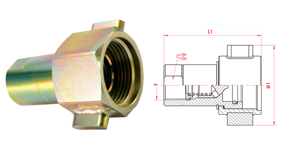 threaded hydraulic quick couplings cb sps 3fn w26000
