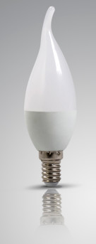 LED C37 6w E14/27 dimmable plastic cover aluminum High-grade indoor intelligent decorating chandelier candle light lamp