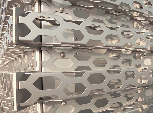 Hexagonal Hole Perforated Metal Sheet Versatile, Stable And Economical For Architect And Fence