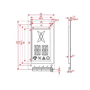 Elevator Board Floor Lcd Segment Driver Components Binary 7 Segment Display