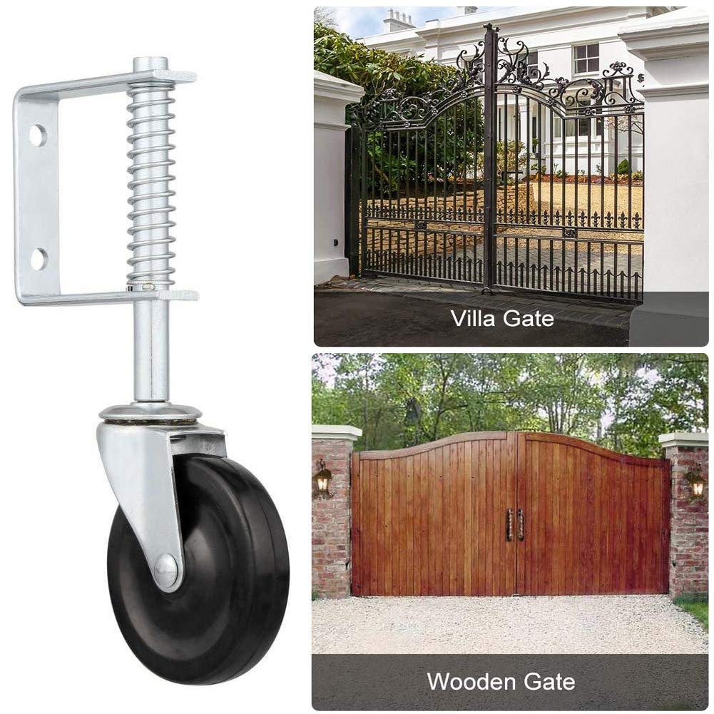 Hot Galvanized Metal Chain Link Fence Rolling Gate Carrier Wheels
