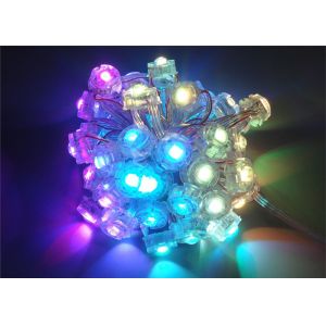 China Addressable SMD LED Pixel Module 20mm UCS1903 5050 With Flat Transparenet Cover on sale