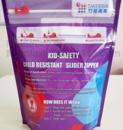 stand up Foil Anti Smell Bag For Kratom Capsule , Grip Seal Plastic Bags For