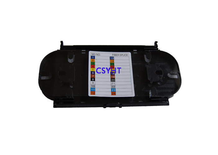 FTTB ABS Plastic 24cores Fiber Optic Splice Tray