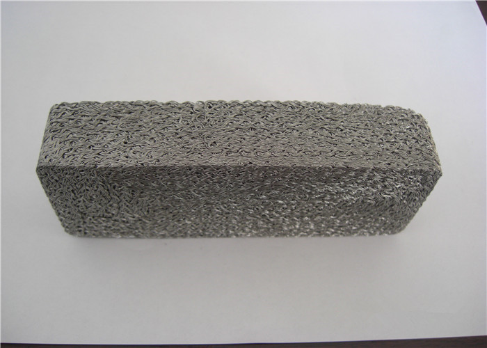 Wire Diameter 0.08 - 0.5 Mm Compressed Knitted Wire Mesh For Kinds Filtration Industry
