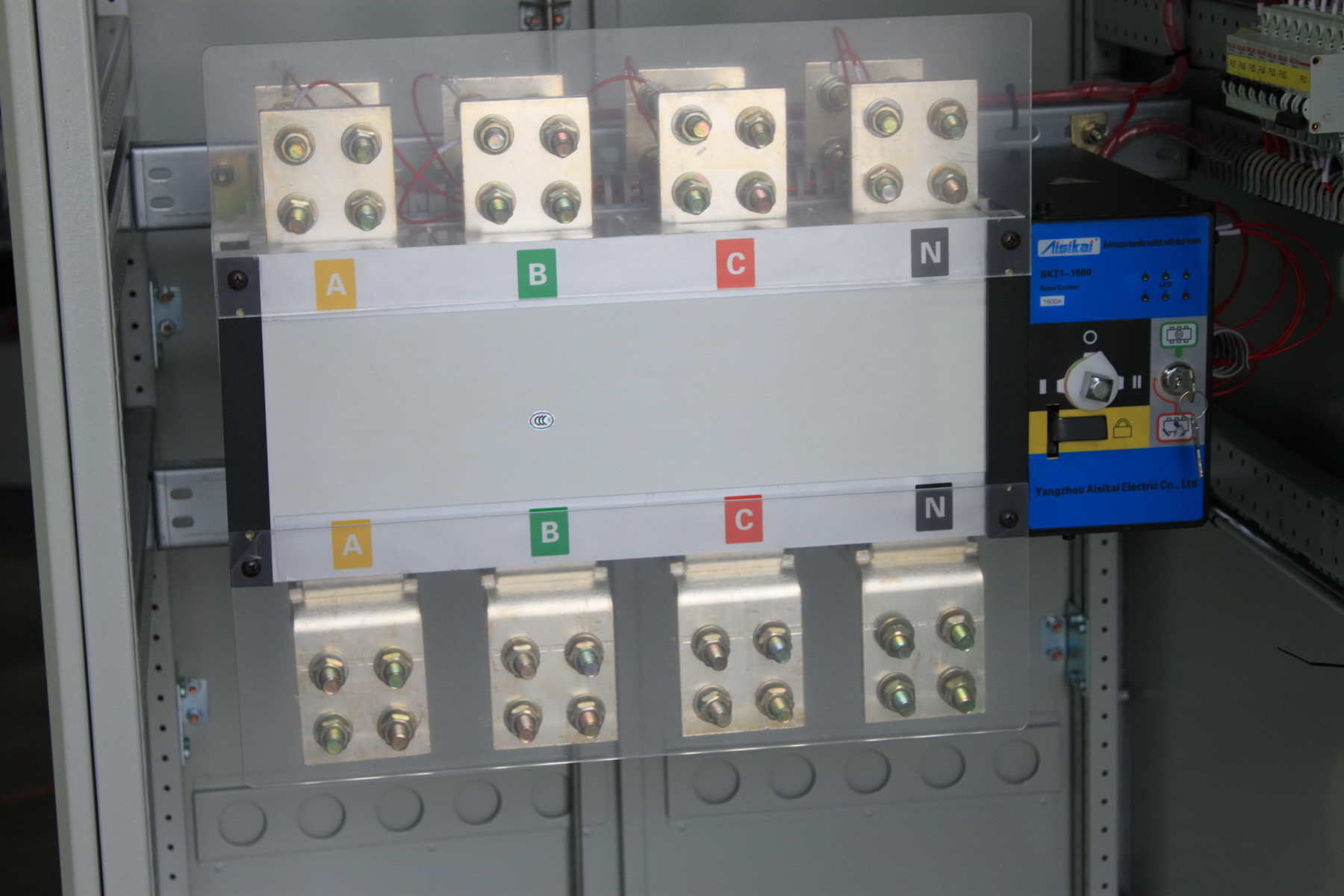 660V 2 Pole Aisikai Automatic Phase Changeover Switch ISO9001