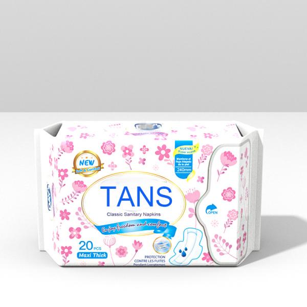 Females Brand Anion Sanitary Napkin Women Pads Private Label Organic Cotton
