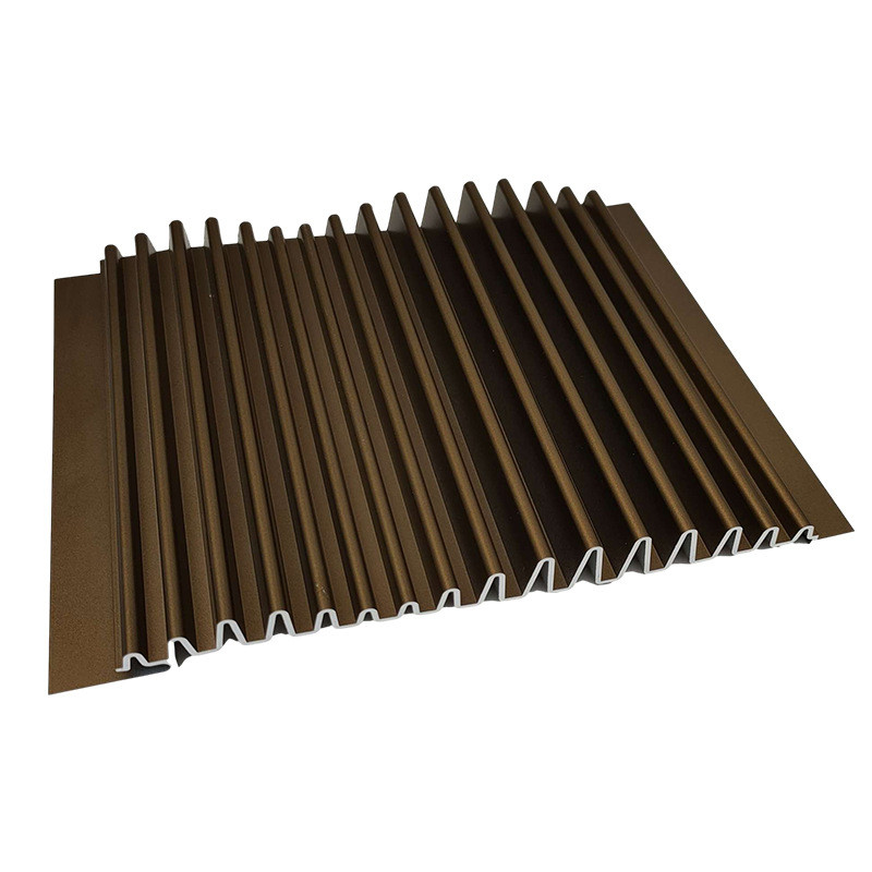 Corrugated 3D Decorative Aluminum Wall Panel For Exterior Background