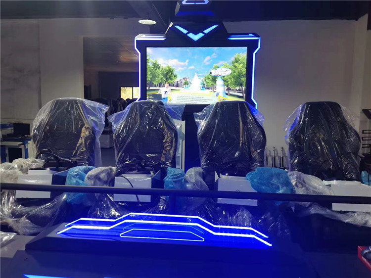 Manufacturer's high quality 350KG 4-seater VR 9D simulator VR device