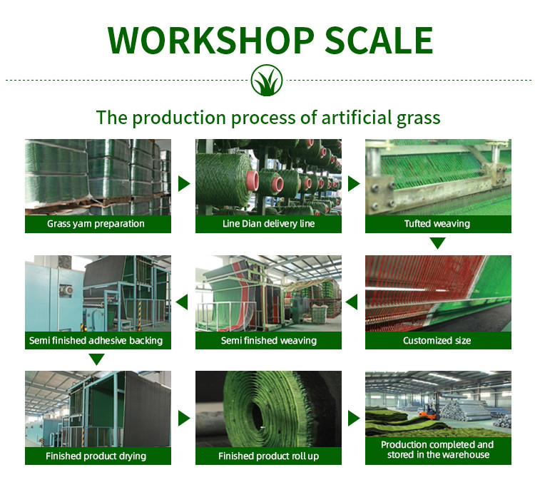 Football Artificial Lawn Durable Multi-Purpose Sports Field Tournament Grass Sports Field Paving