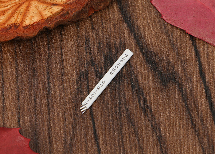 Minimum Trauma 0.25mm 9 Pin White Curve Blade For 3D Eyebrow Microblading Pen