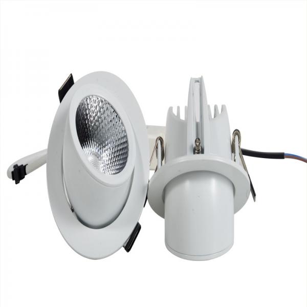 Quality gimbal Recessed LED Downlight  super brightness 6000lm CRI90 50W LED gimbal downlight, Clear White, Daylight, 6000k for sale