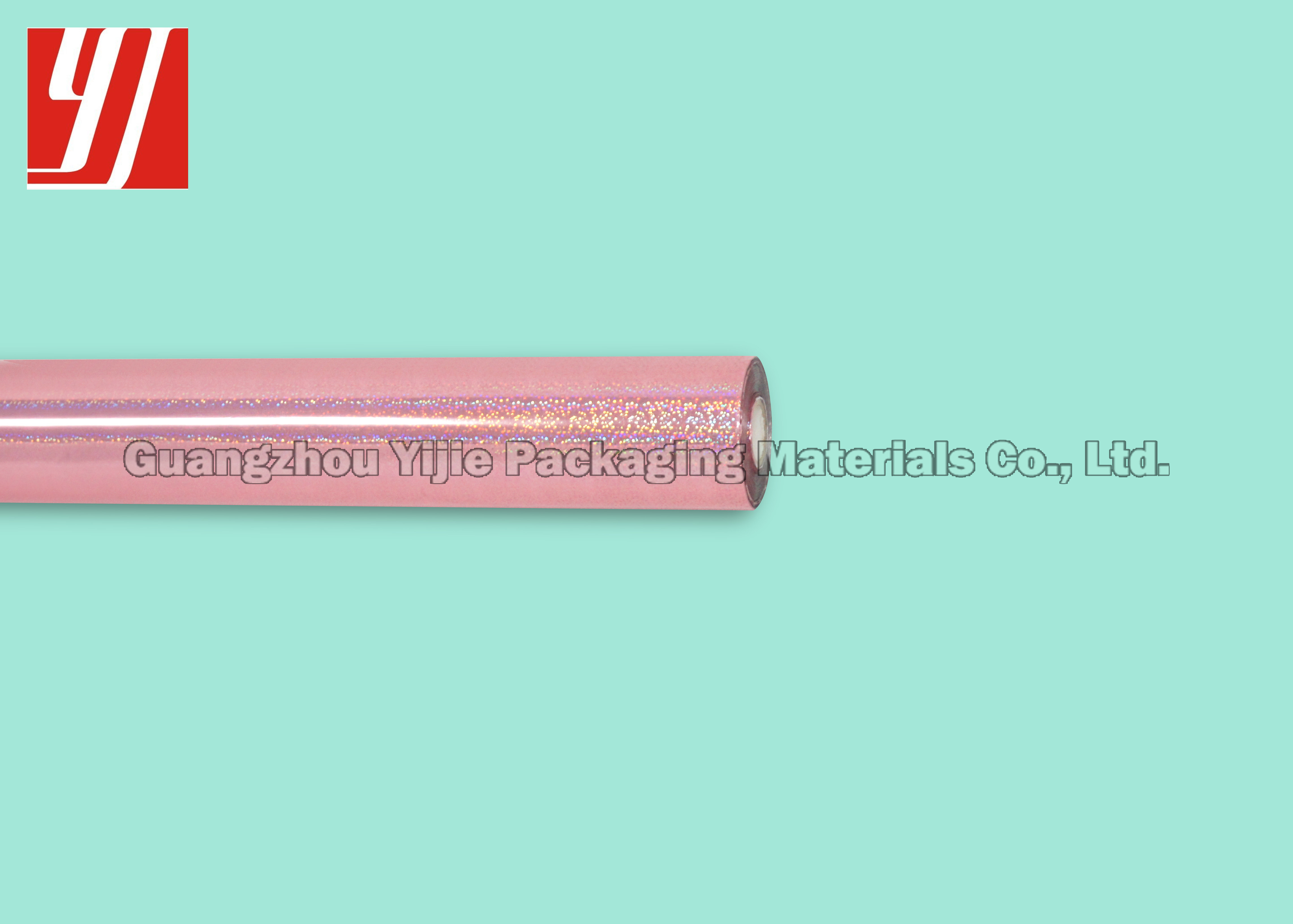 Pink Dot Holographic Hot Stamping Foil For Water Based Varnish Perfume Package