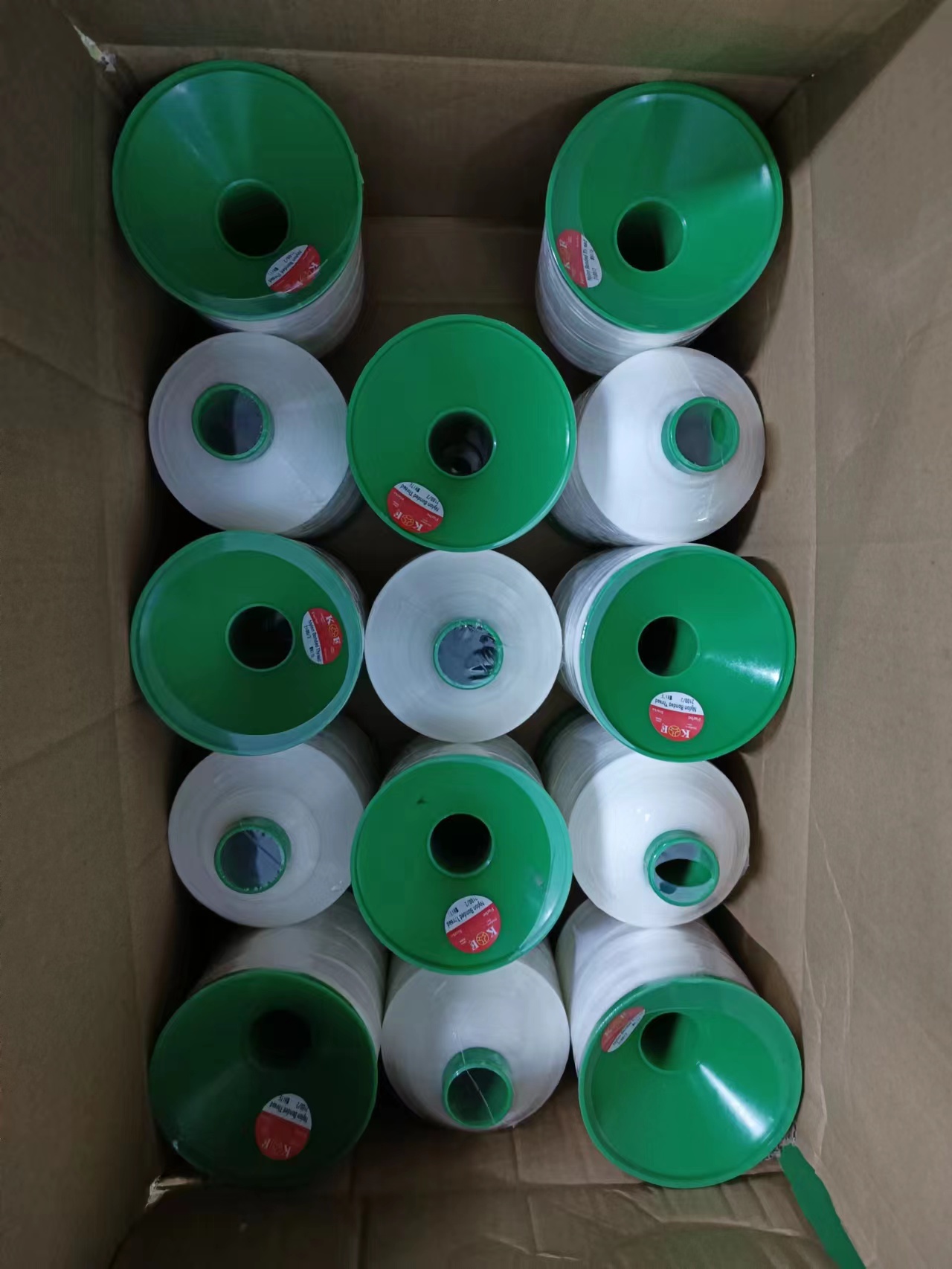 210D/3 3000 Yards Bonded Nylon Thread for Heavy Duty Upholstery Leather and Hair Weaves