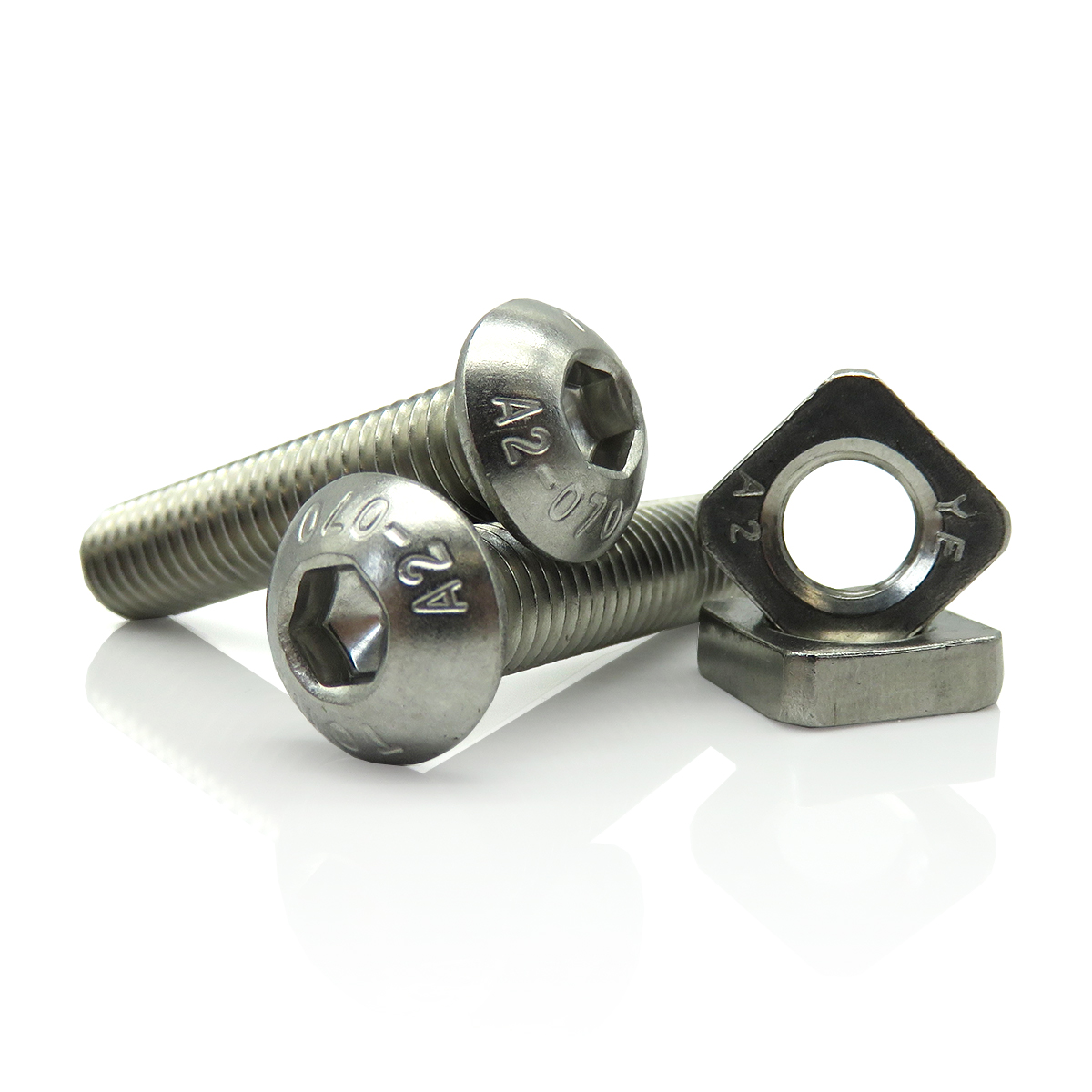 Custom M8 Button Screw for Photovoltaic Support Stainless Steel Grade 4.8/8.8/10.9/12.9