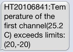S500 Gsm Based Data Logger , Sms Temperature Alarm With External Sensor