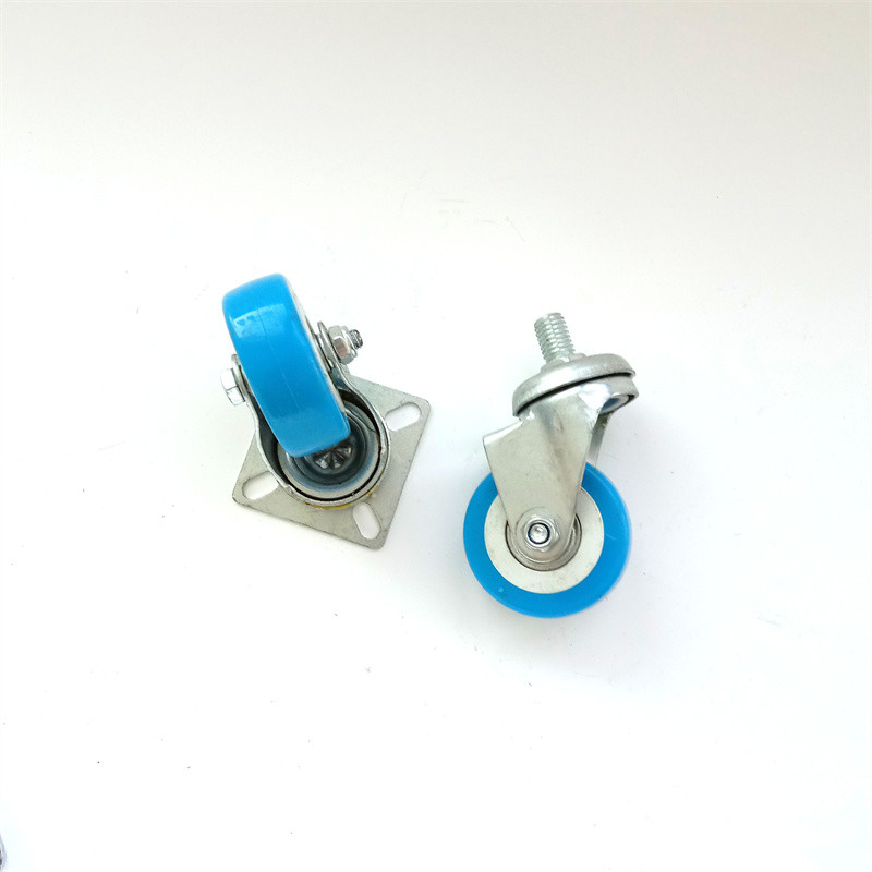 Plastic Light Duty Caster Wheels PP Swivel 50mm Castors For Hand Cart