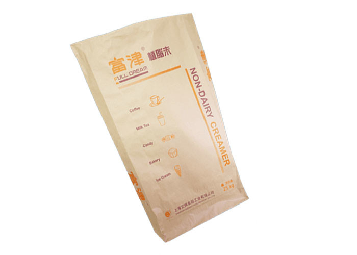 1-3 Layers Pinch Bottom Open Mouth Bag Large Capacity With PE Liner Inside Lamination