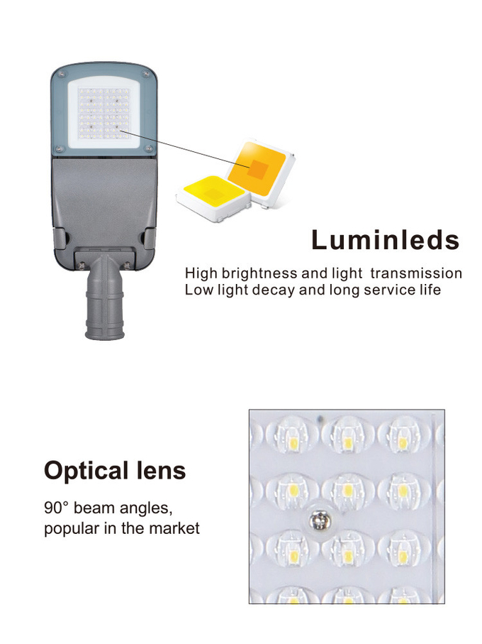 KCD Modern Road Light 50w 60w 80w 100w 150w Super Bright Aluminium Decorative Smart 220v Street Lights LED