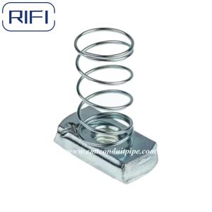  RIFI Spring Nuts Unistrut Channel Nut Zinc Plated Manufactures